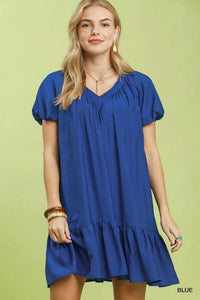 Umgee Ruffle Hem Shift Mini Dress 100100091681823 55 Affordable Fashion Under $100 Jerry's Apparel 