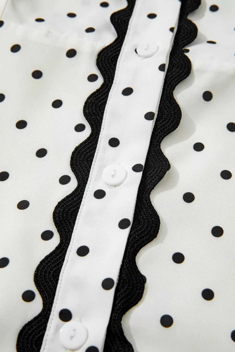 Polka Dot Half Sleeve Midi Dress 100100716011023 79 Affordable Fashion Under $100 Jerry's Apparel 