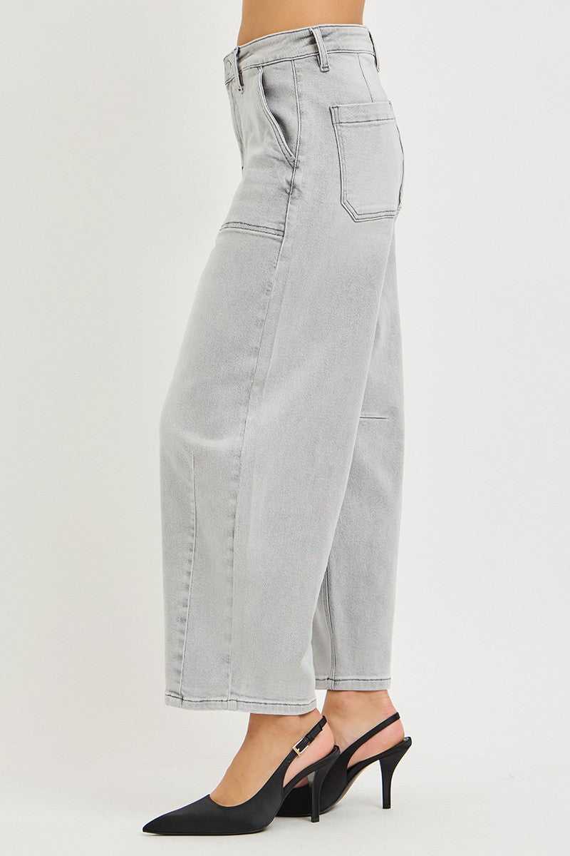 RISEN Slouchy Cropped Barrel Jeans 100100024621905 65 Affordable Fashion Under $100 Jerry's Apparel 