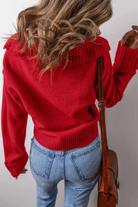 Ribbed Hem Long Sleeve Sweater 100100744981225 46 Affordable Fashion Under $100 Jerry's Apparel 