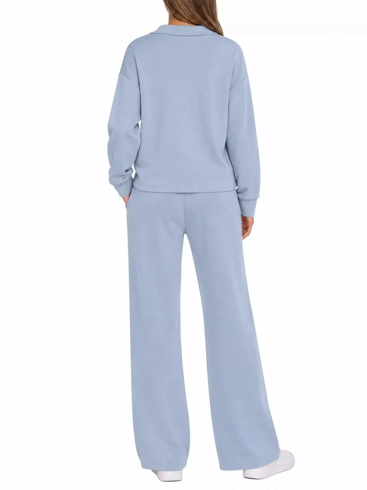 Dropped Shoulder Top and Pants Set 101001926020102 36 Gifts for Her Jerry's Apparel 