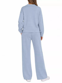 Dropped Shoulder Top and Pants Set 101001926020102 36 Gifts for Her Jerry's Apparel 