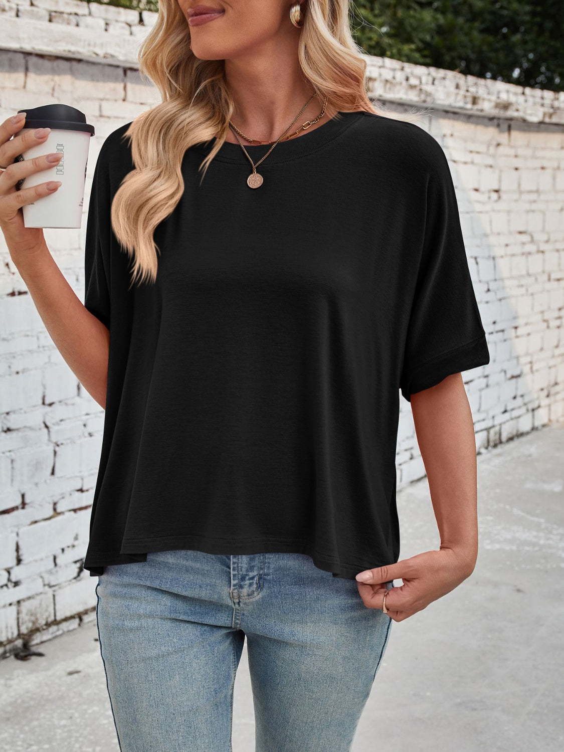 Lovelet Round Neck Half Sleeve T-Shirt