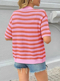 Striped Button Up Cardigan 100100464003213 48 Affordable Fashion Under $100 Jerry's Apparel 