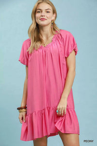 Umgee Ruffle Hem Shift Mini Dress 100100097541318 55 Affordable Fashion Under $100 Jerry's Apparel 
