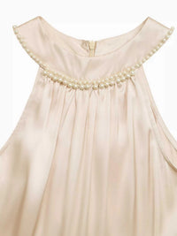 Pearl Halter Satin Midi Dress 100100775646094 37 Affordable Fashion Under $100 Jerry's Apparel 