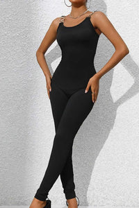 Perfee Scoop Neck Wide Strap Skinny Jumpsuit 100100999731280 28 Affordable Fashion Under $100 Jerry's Apparel 