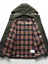 Men's Plus Size Hooded Outdoor Windproof Coat 100400801151125 90 Affordable Fashion Under $100 Jerry's Apparel 