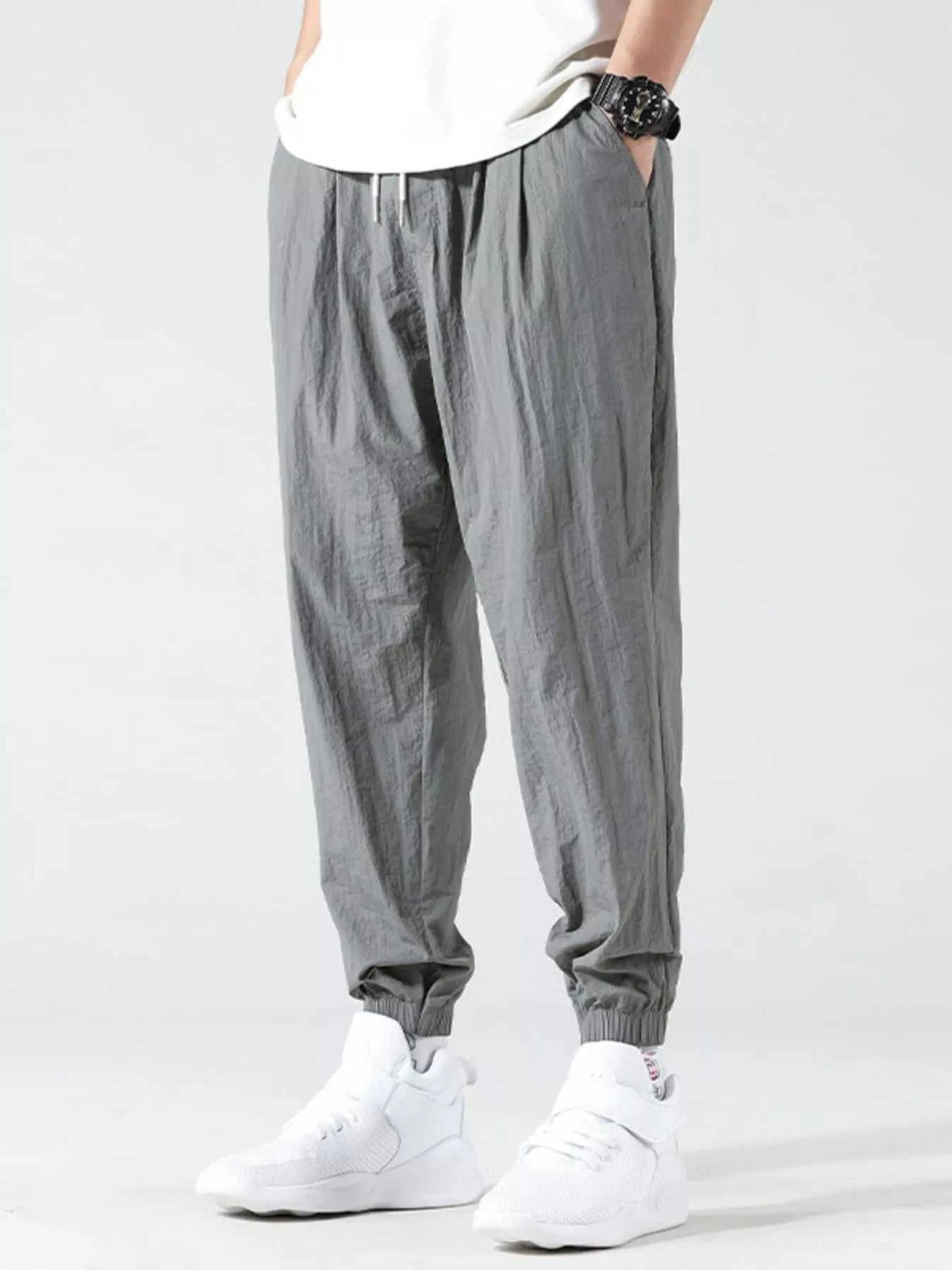 Men's Plus Size Drawstring Loose Fit Joggers 100400455321691 37 Affordable Fashion Under $100 Jerry's Apparel 