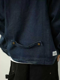 Men's Full Size Washed Zip Up Denim Jacket Plus Size 104003330203490 77 Affordable Fashion Under $100 Jerry's Apparel 