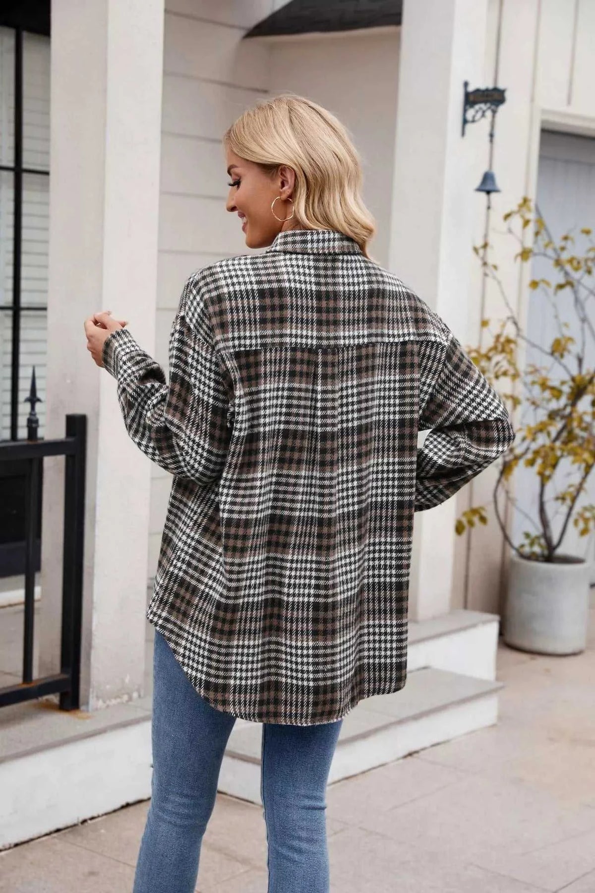 Casual Plaid Long Sleeve Shirt 100100836351743 38 Affordable Fashion Under $100 Jerry's Apparel 