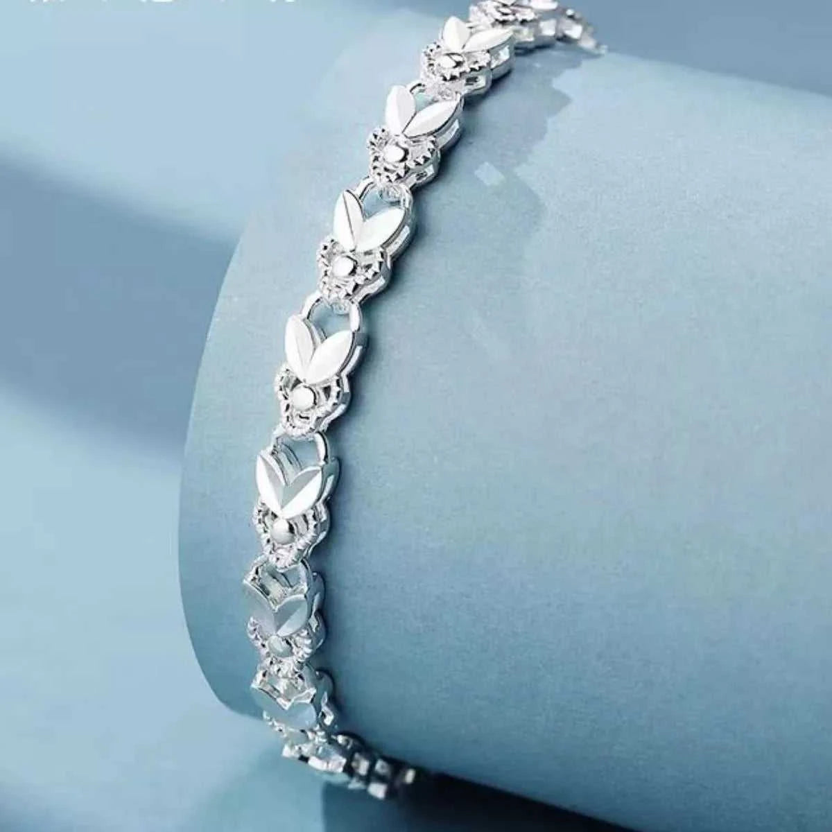 925 Sterling Silver Chain Bracelet 100500448251438 76 Affordable Fashion Under $100 Jerry's Apparel 