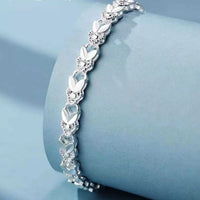925 Sterling Silver Chain Bracelet 100500448251438 76 Affordable Fashion Under $100 Jerry's Apparel 