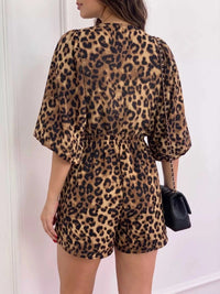 V-Neck Leopard Print Puff Sleeve Romper 101001357291965 28 Affordable Fashion Under $100 Jerry's Apparel 