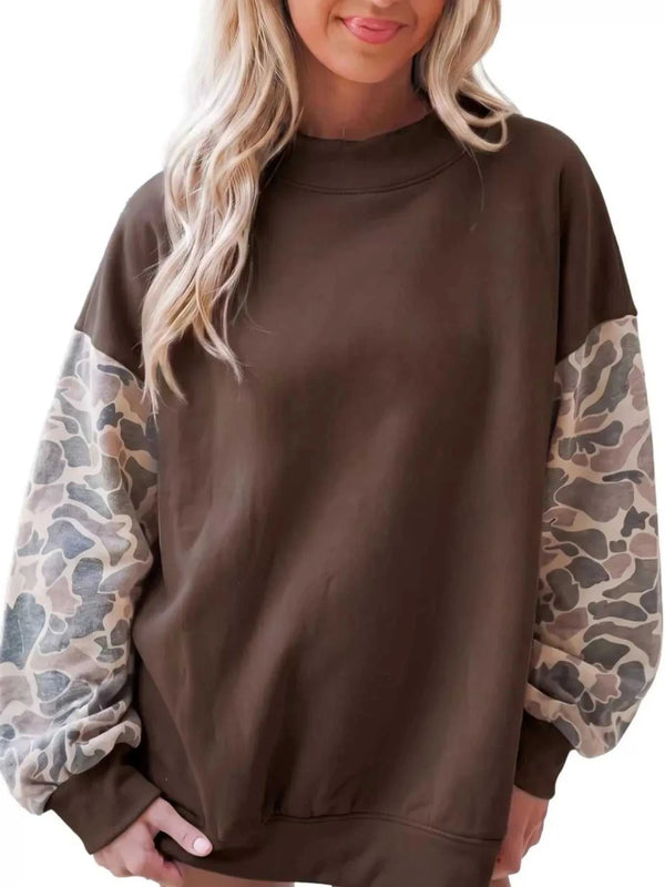 Camouflage Long Sleeve Sweatshirt 101001176365393 61 Affordable Fashion Under $100 Jerry's Apparel 