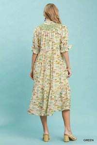 Umgee Print Tiered Midi Dress 100100917281451 66 Affordable Fashion Under $100 Jerry's Apparel 