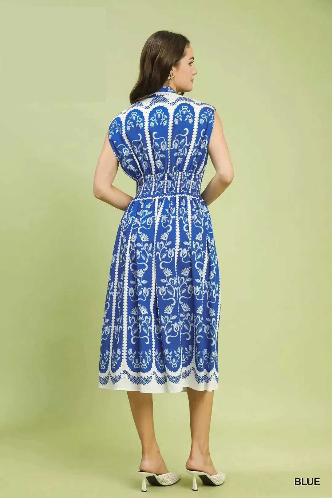 Umgee Sleeveless Smocked Midi Dress 100100878561997 62 Affordable Fashion Under $100 Jerry's Apparel 