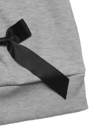 Bow Detail Round Neck Sweatshirt 100100498447655 33 Affordable Fashion Under $100 Jerry's Apparel 