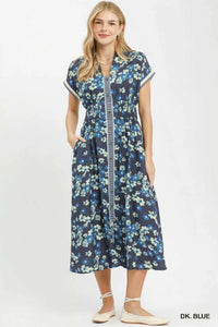 Umgee Ruffle Sleeve Henley Shift Dress 100100941531078 66 Affordable Fashion Under $100 Jerry's Apparel 