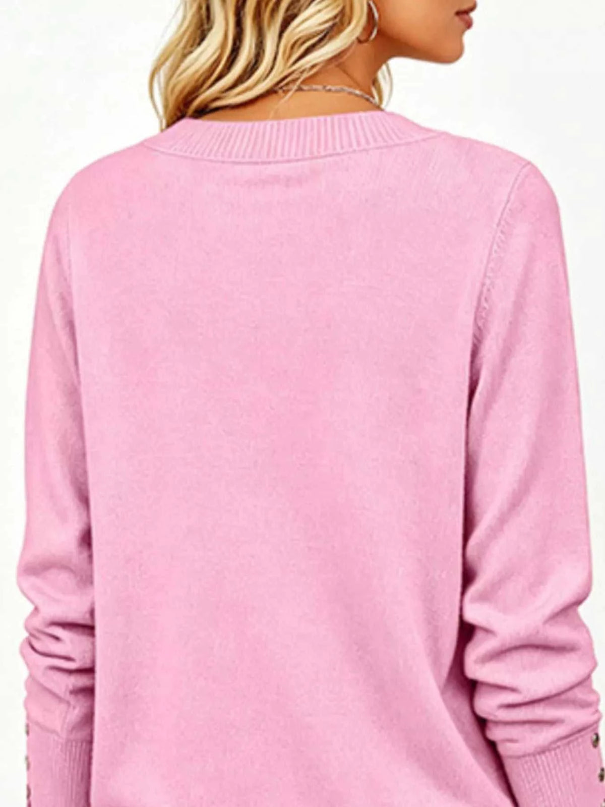 V-Neck Long Sleeve Sweater w 101002492738705 32 Affordable Fashion Under $100 Jerry's Apparel 