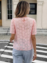 Floral Embroidered Pearl Trim Blouse 100100917125958 31 Affordable Fashion Under $100 Jerry's Apparel 