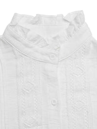 Lace Trim Long Sleeve Shirt 100100283279999 50 Affordable Fashion Under $100 Jerry's Apparel 