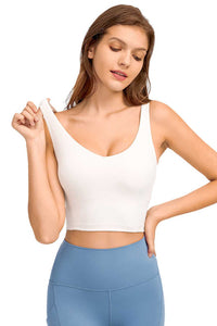 Millennia Deep V-Neck Crop Sports Bra 100100684956780 24 Affordable Fashion Under $100 Jerry's Apparel 