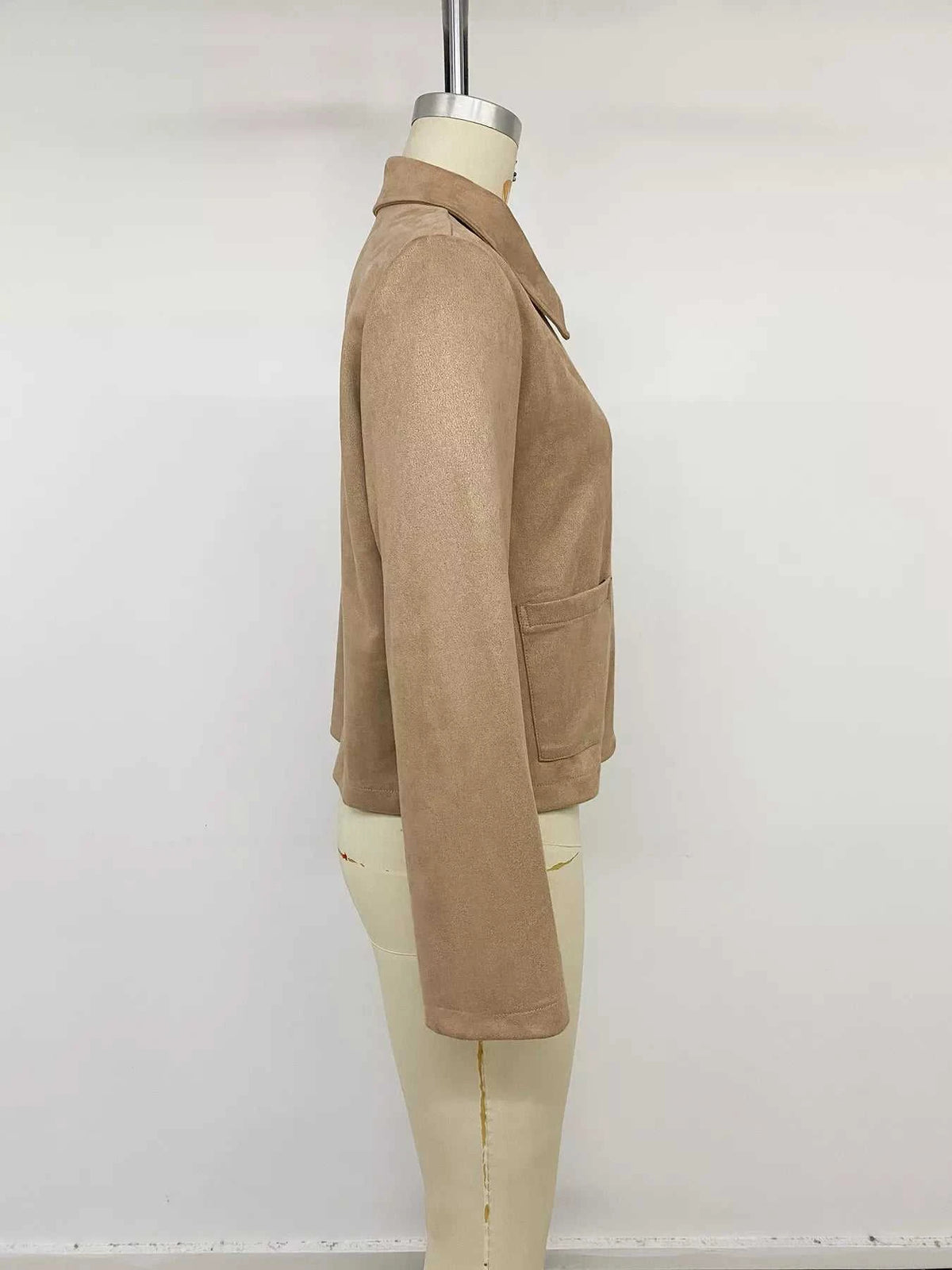 Collared Neck Button Up Jacket 100100599459201 46 Affordable Fashion Under $100 Jerry's Apparel 