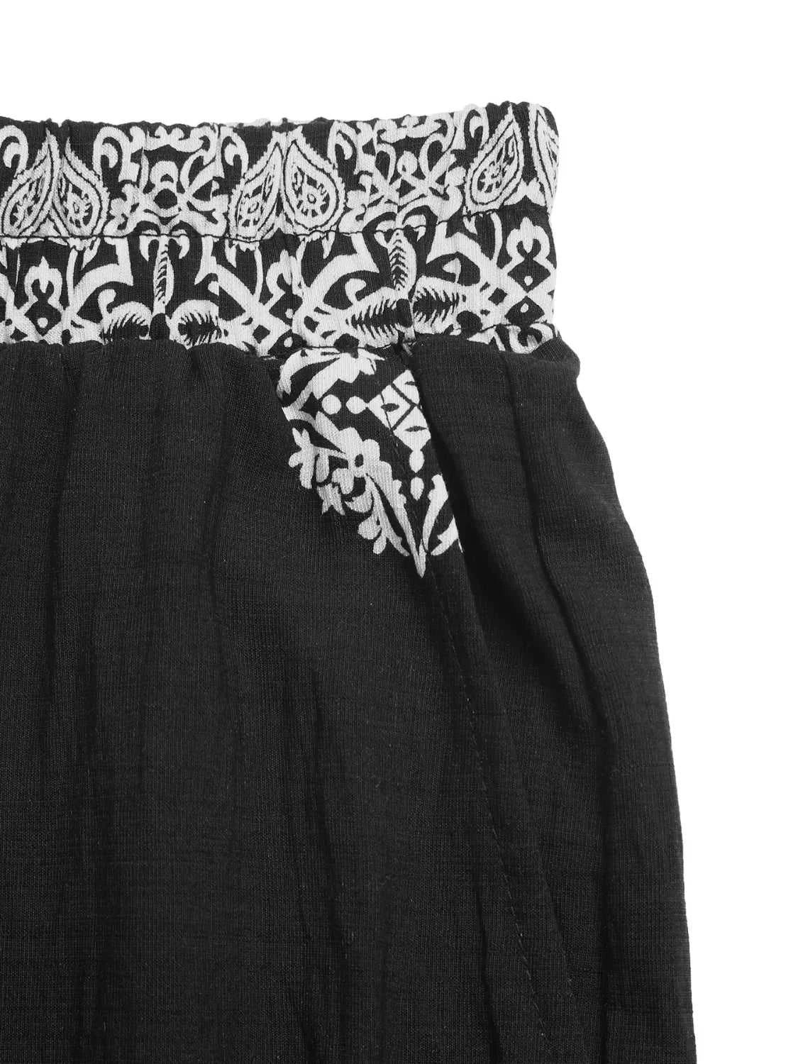 Boho Print Wide Leg Pants 100100062251680 35 Affordable Fashion Under $100 Jerry's Apparel 