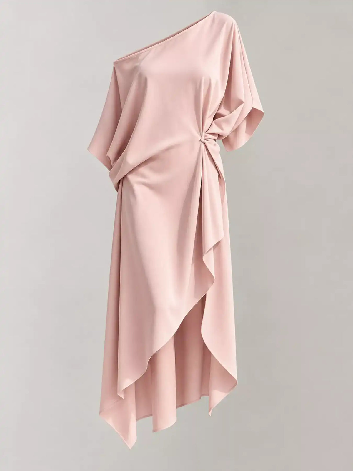 Full Size One-Shoulder Asymmetric Hem Midi Dress Plus Size 101001732260581 53 Gifts for Her Jerry's Apparel 