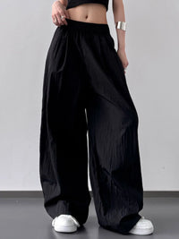 Wide Leg Elastic Waist Pants