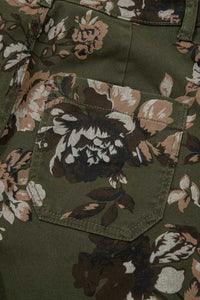 Vintage Style Floral Print High Waist Wide Leg Jeans 100100212050078 65 Seasonal Fashion Collections Jerry's Apparel 