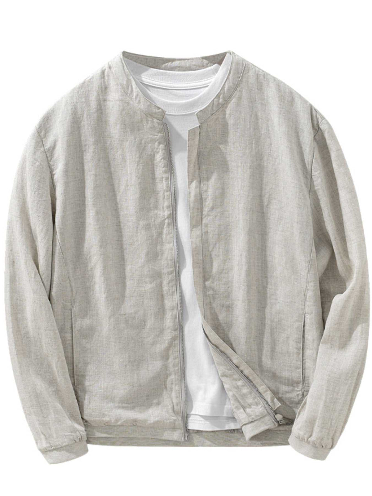 Men's Plus Size Zip Up Long Sleeve Jacket 100400057546432 162 Fashion Forward Plus Size Clothing Jerry's Apparel 