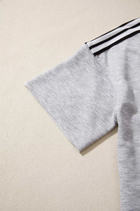 Striped Shoulder Relaxed Fit T-Shirt 100100555642180 24 Affordable Fashion Under $100 Jerry's Apparel 