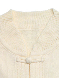 Chinese Knot Button Cardigan with Contrast Side Stripes 101002959338177 61 Affordable Fashion Under $100 Jerry's Apparel 
