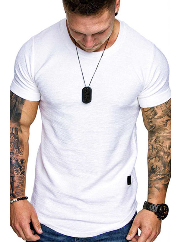 Men's Round Neck Slim Fit Casual T-Shirt 100400972198169 27 Affordable Fashion Under $100 Jerry's Apparel 