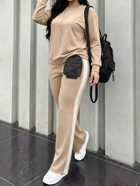 Dropped Shoulder Top and Pants Set 101001377082947 63 Gifts for Her Jerry's Apparel 