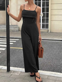 Lace Trim Wide Leg Jumpsuit 100100862590127 34 Affordable Fashion Under $100 Jerry's Apparel 