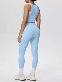 Scoop Neck Tank and High-Waisted Leggings Active Set 101006388543899 85 Affordable Fashion Under $100 Jerry's Apparel 