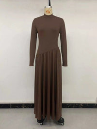Mock Neck Long Sleeve Midi Dress 100100147422715 46 Affordable Fashion Under $100 Jerry's Apparel 