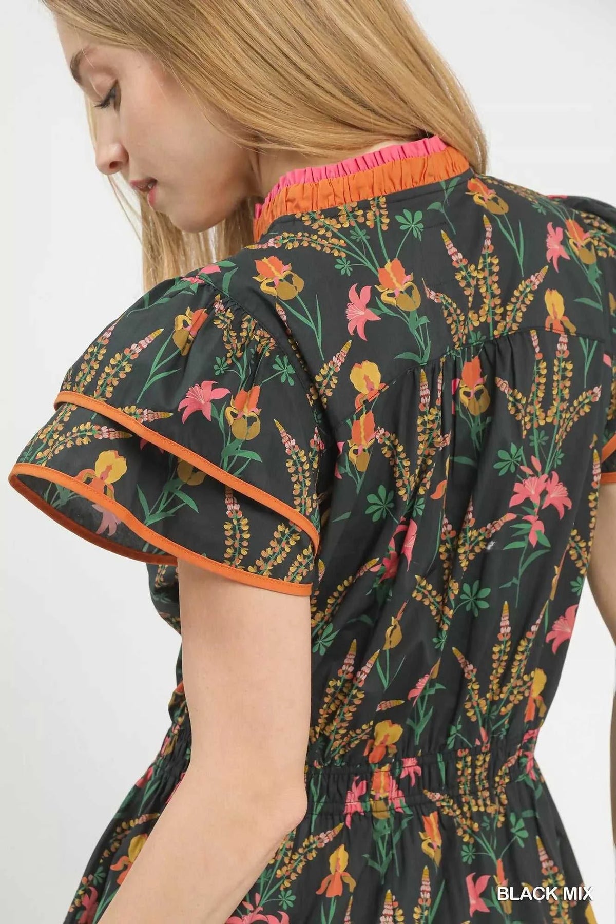 Umgee Mix Floral Midi Dress 100100322241371 62 Affordable Fashion Under $100 Jerry's Apparel 
