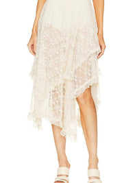 Asymmetrical Lace Midi Skirt 100100887265685 41 Gifts for Her Jerry's Apparel 