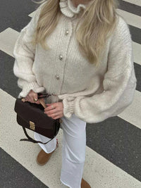 Button-Down Long Sleeve Cardigan 100100674663235 69 Women's Sweaters and Knitwear Jerry's Apparel 