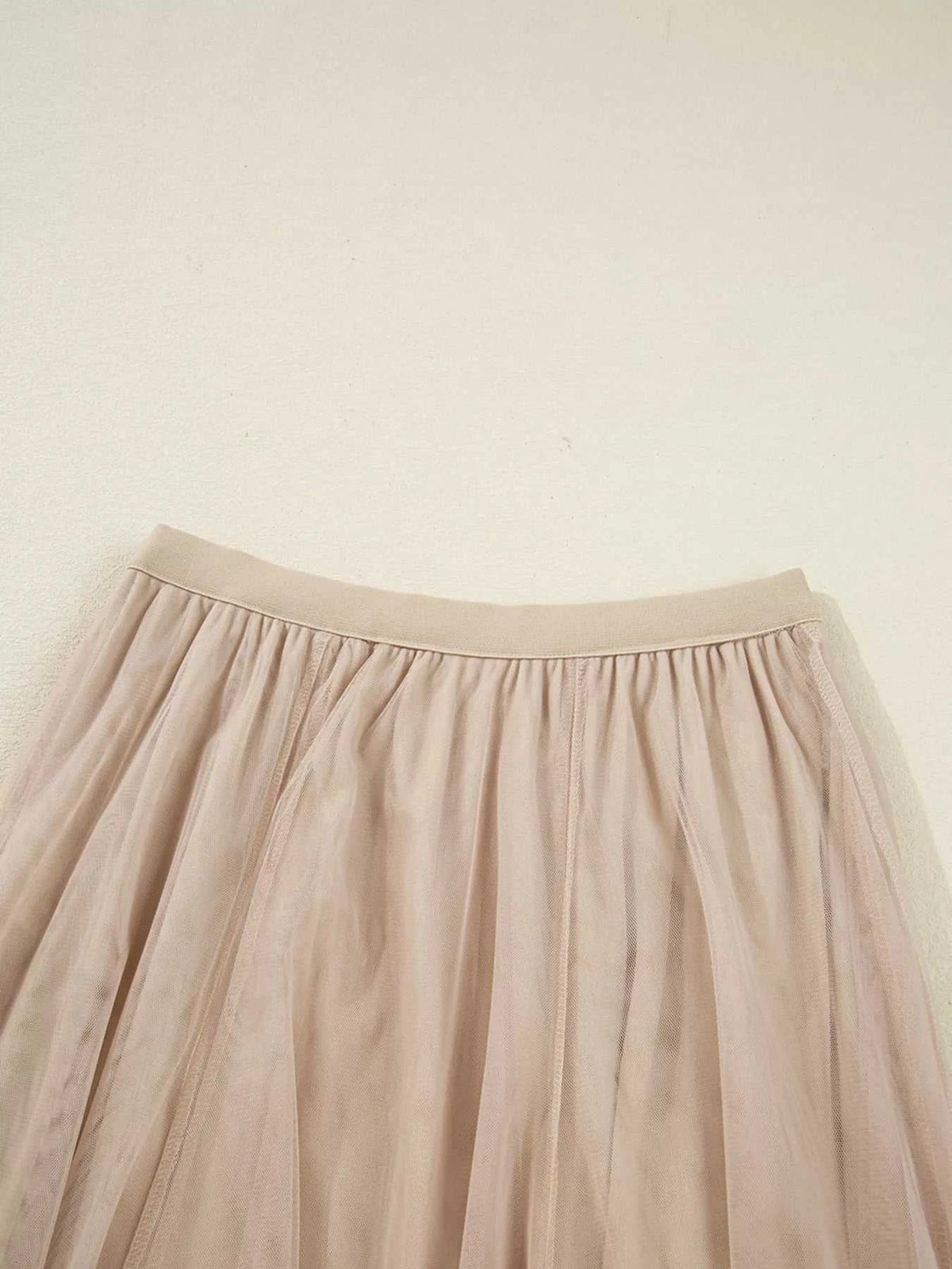 Tulle Mesh Overlay Flared Midi Skirt 100100431711620 39 Gifts for Her Jerry's Apparel 
