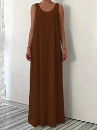 Sleeveless Maxi Dress with Pockets 100100390424798 34 Affordable Fashion Under $100 Jerry's Apparel 