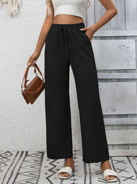 Casual Drawstring Wide Leg Pants 100100328755700 39 Affordable Fashion Under $100 Jerry's Apparel 