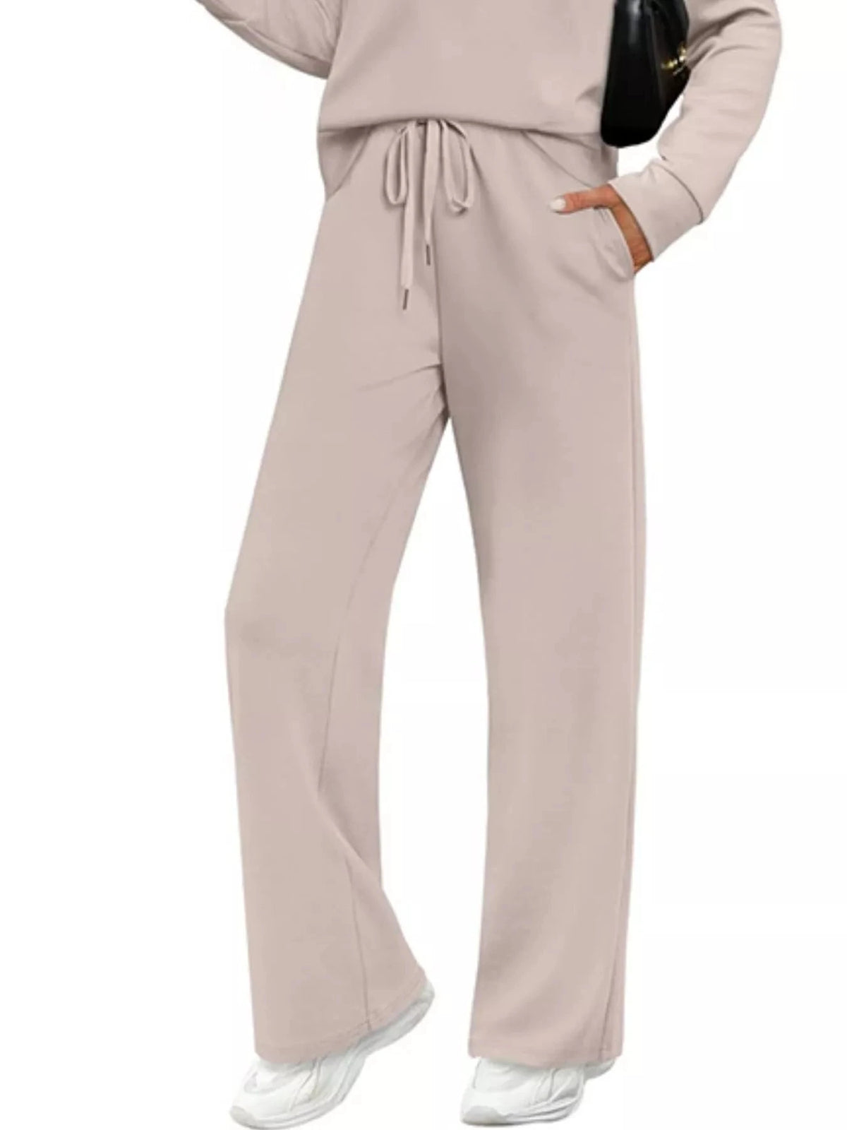 Full Size Casual Long Sleeve Crewneck Top and Drawstring Pants Set Plus Size 100100096071791 46 Affordable Fashion Under $100 Jerry's Apparel 