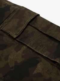 Men's Camouflage Cargo Wide Leg Shorts