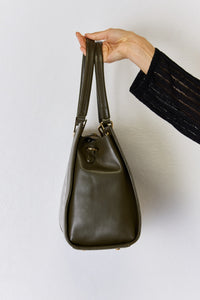 Texture PU Leather Handbag