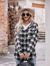 Oversized Plaid Button Up Shacket 100100074094768 50 Affordable Fashion Under $100 Jerry's Apparel 